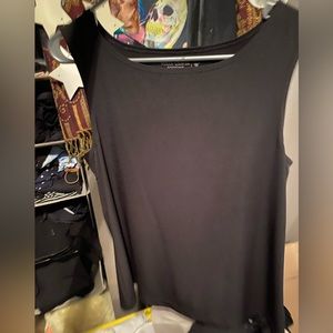 Black large tank top